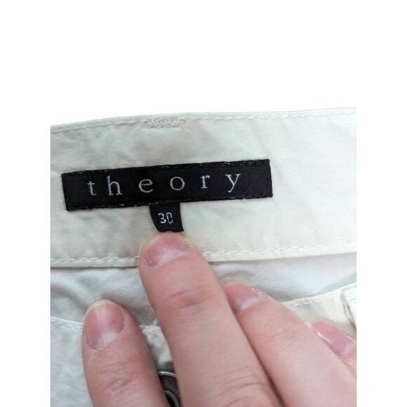 Theory Women's High-Rise Straight Leg Pants - Size 30 - Picture 3 of 4